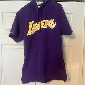 Mitchell And Ness NBA Gameday S/S FT Hoody Los Angeles Lakers